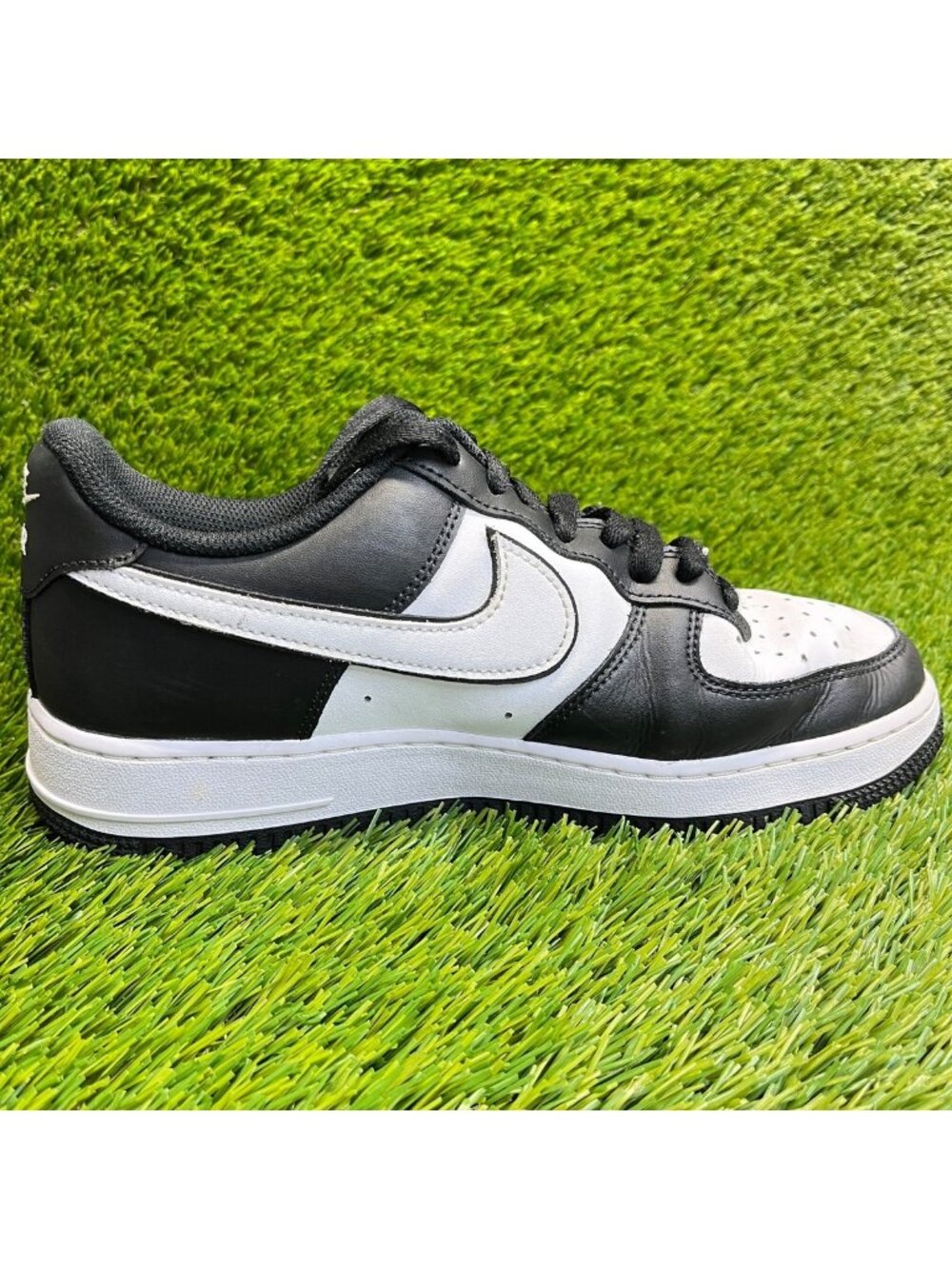 Nike Air Force 1 Low '07 Panda Mens Size 8.5 White Black Athletic Shoes Sneakers - Picture 5 of 10